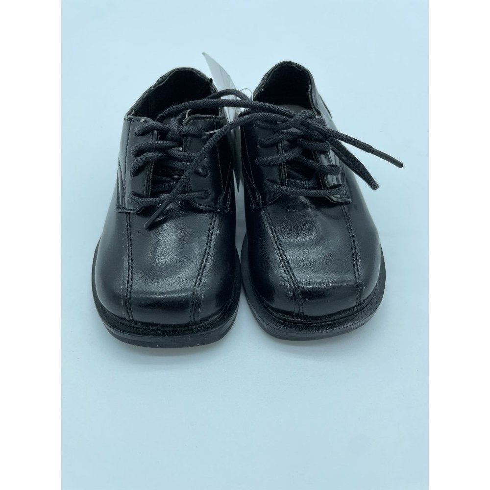 Deer Stags Black Tie Up Boys Sz 5 Shoes